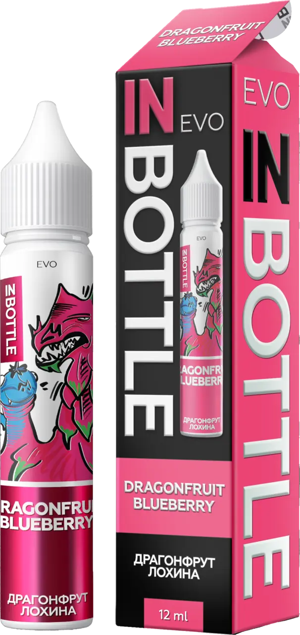 Флакон і коробка InBottle EVO DRAGONFRUIT BLUEBERRY